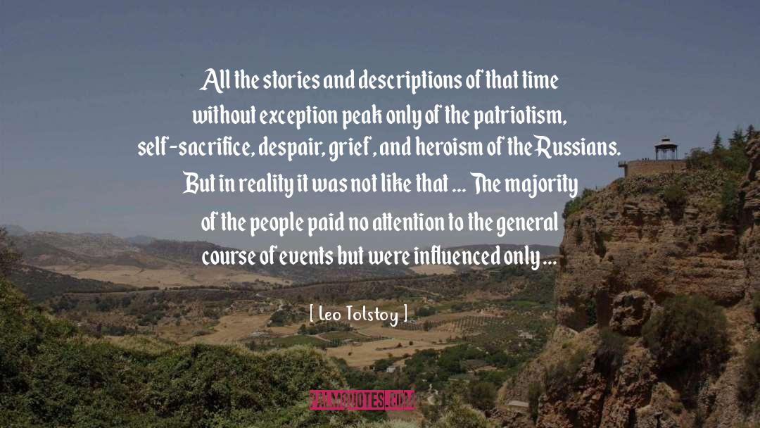 Descriptions quotes by Leo Tolstoy