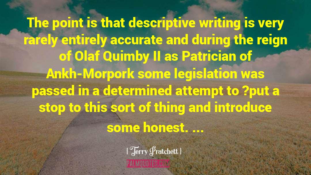 Descriptive Imagery quotes by Terry Pratchett