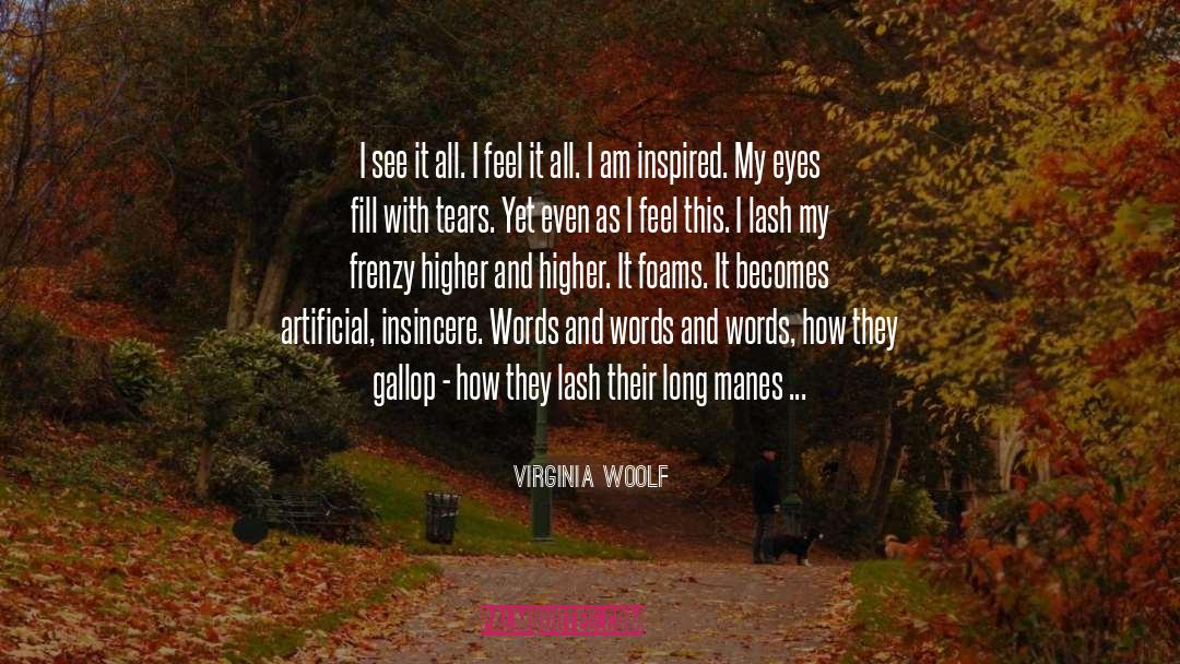 Descriptive quotes by Virginia Woolf