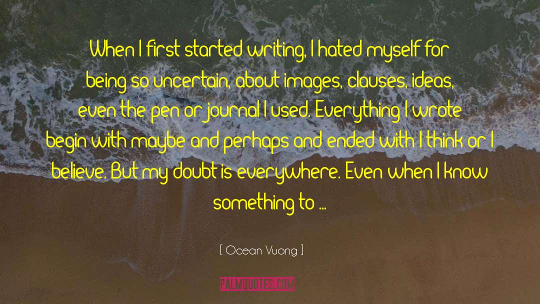 Descriptive Writing quotes by Ocean Vuong