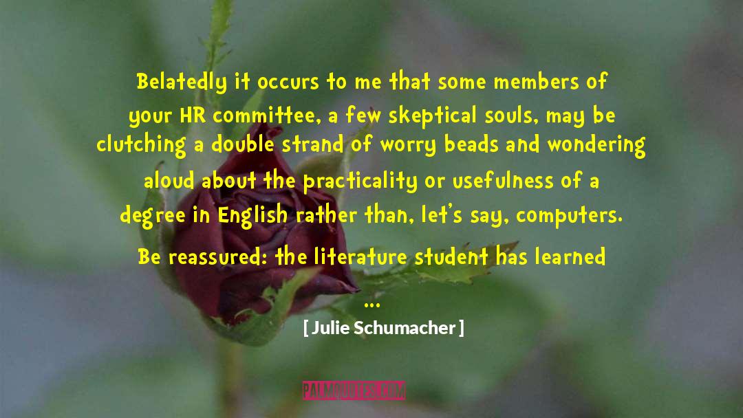 Desculpa In English quotes by Julie Schumacher