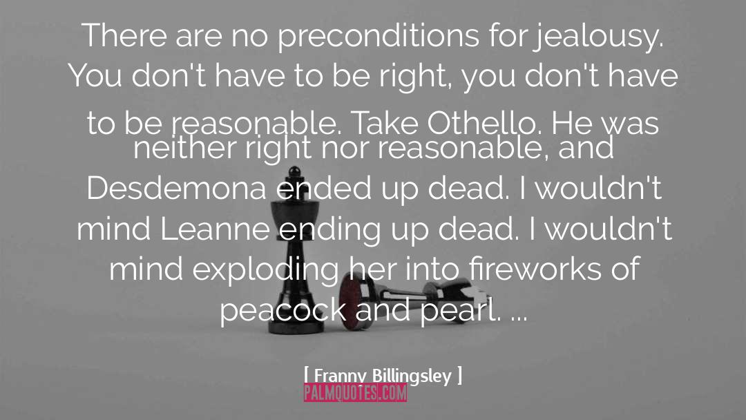 Desdemona quotes by Franny Billingsley