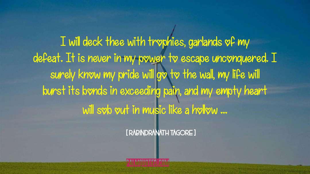 Desecrated Bonds quotes by Rabindranath Tagore