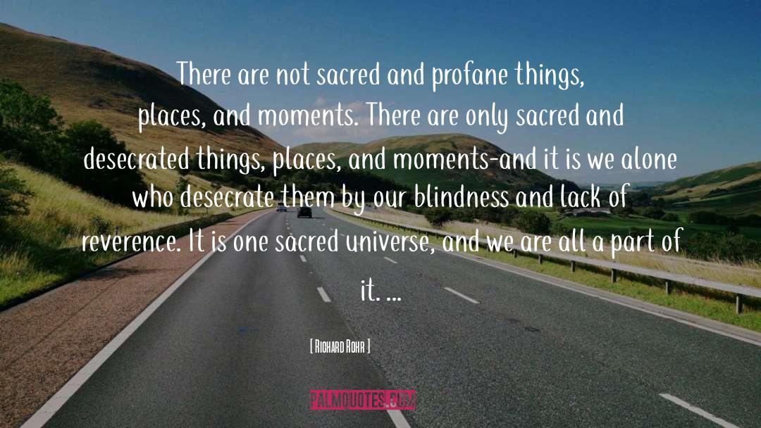 Desecrated quotes by Richard Rohr