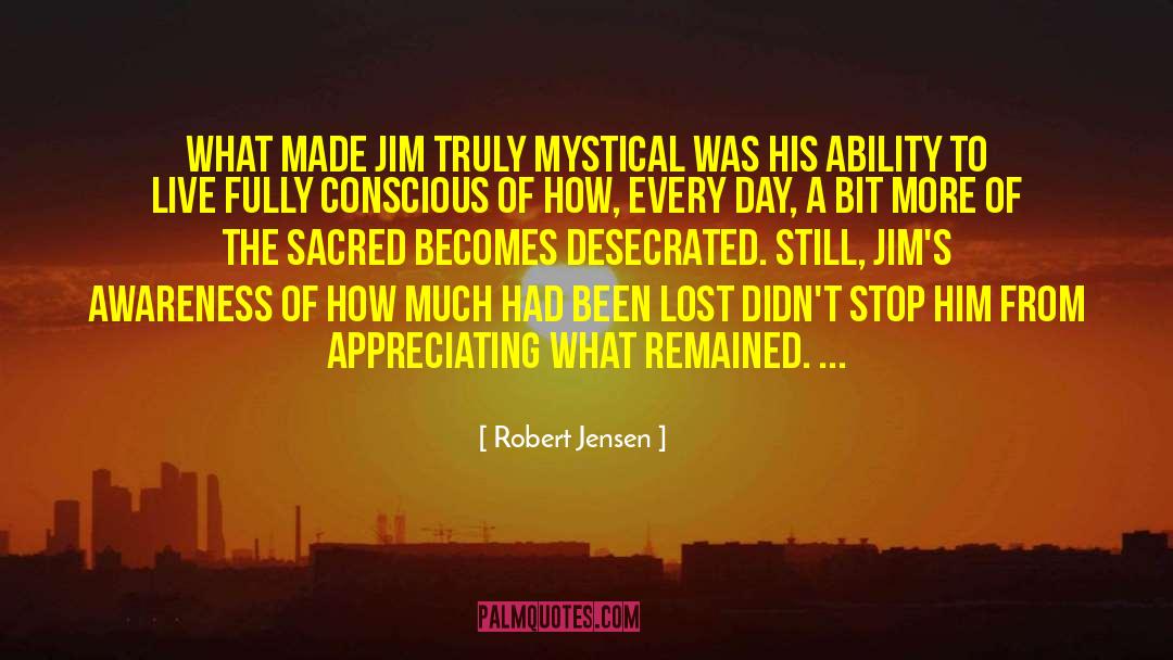 Desecrated quotes by Robert Jensen
