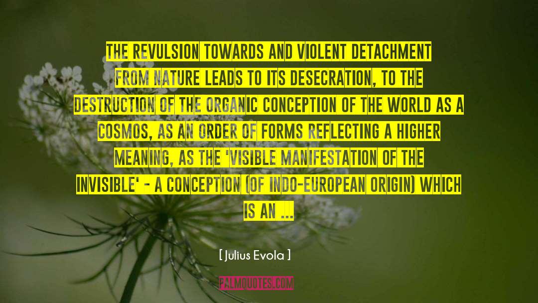 Desecration quotes by Julius Evola