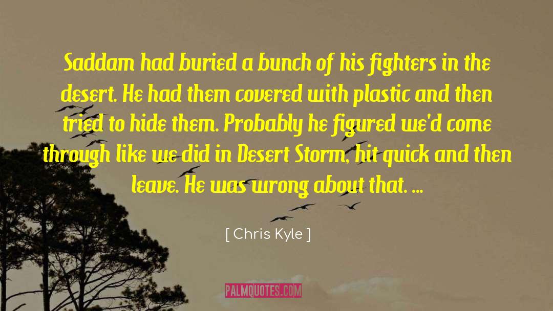 Desert Storm quotes by Chris Kyle