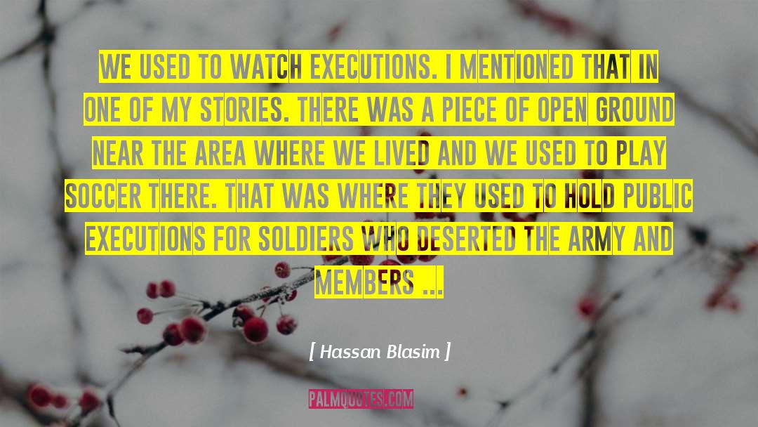 Deserted quotes by Hassan Blasim