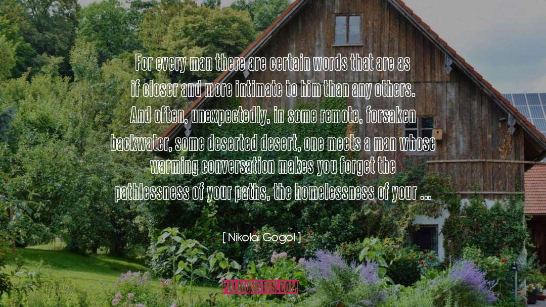 Deserted quotes by Nikolai Gogol