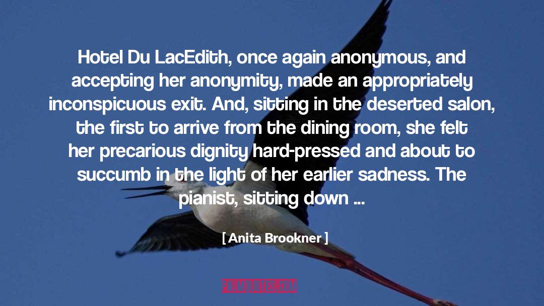 Deserted quotes by Anita Brookner