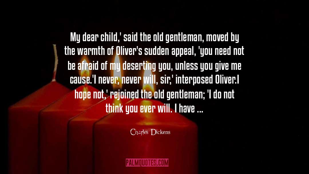 Deserting quotes by Charles Dickens
