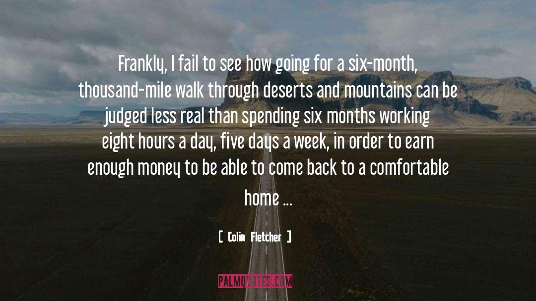 Deserts quotes by Colin Fletcher