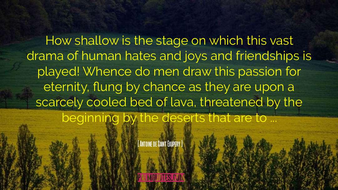Deserts quotes by Antoine De Saint Exupery