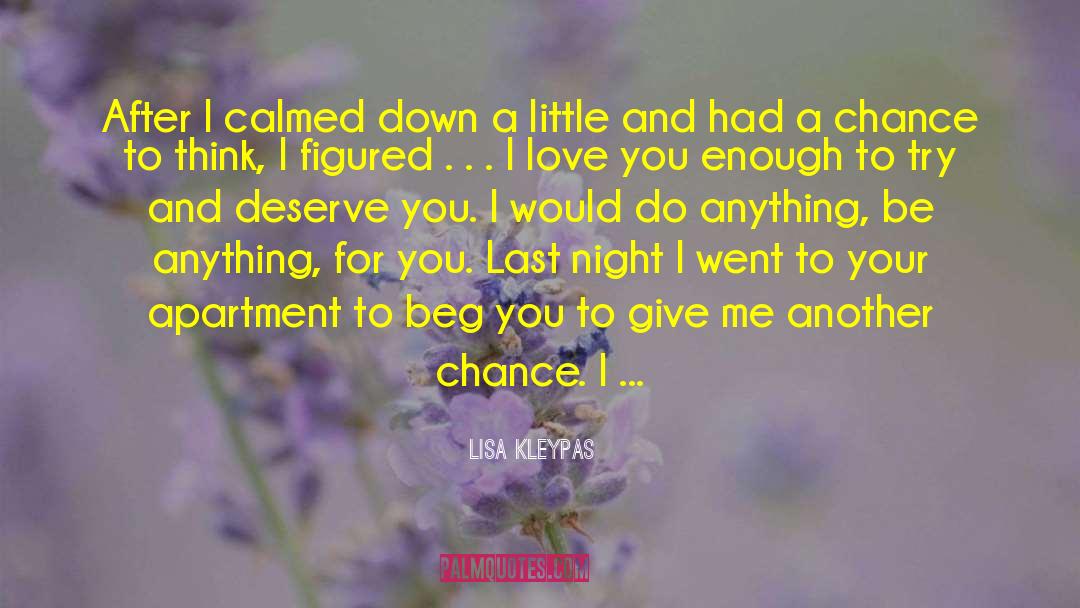 Deserve You quotes by Lisa Kleypas