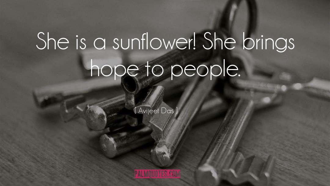 Deshell Sunflower quotes by Avijeet Das