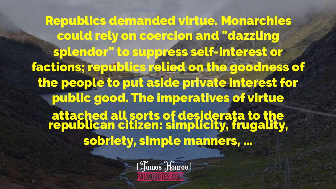 Desiderata quotes by James Monroe