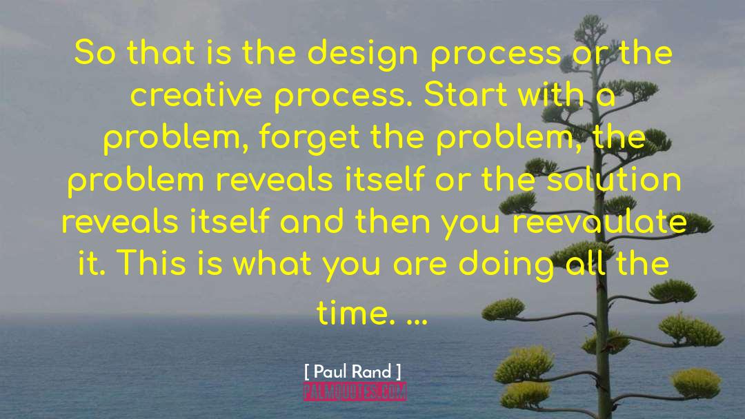 Design Process quotes by Paul Rand