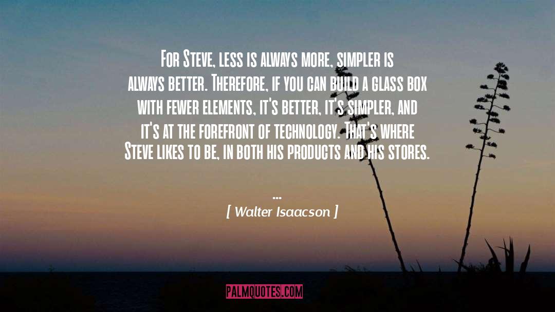 Design quotes by Walter Isaacson