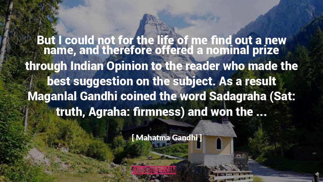 Designation quotes by Mahatma Gandhi