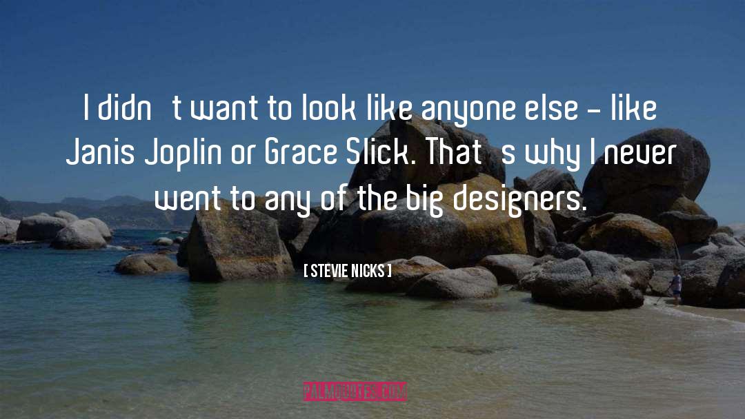 Designer Brands quotes by Stevie Nicks