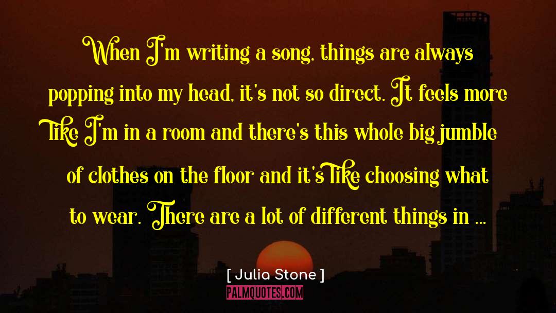 Designer Clothes quotes by Julia Stone