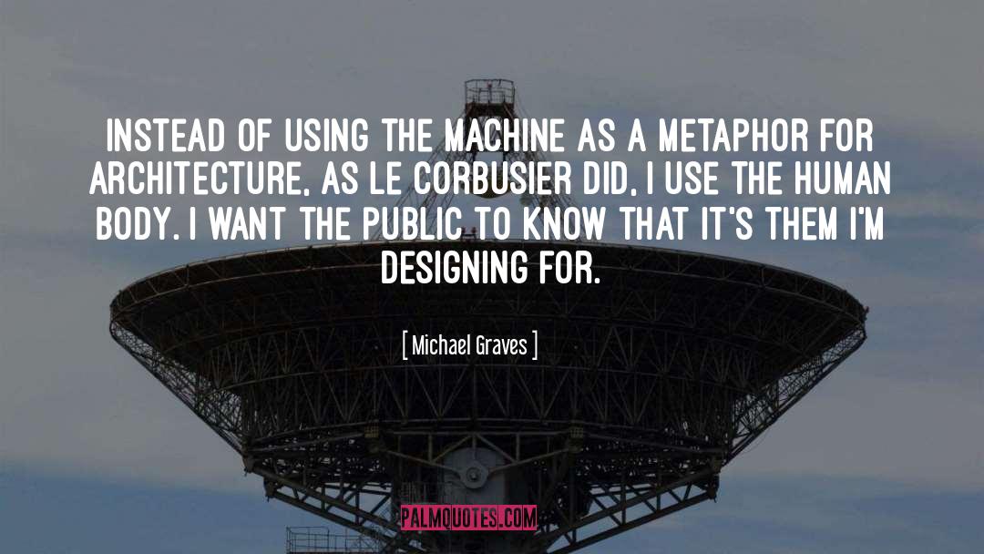 Designing quotes by Michael Graves