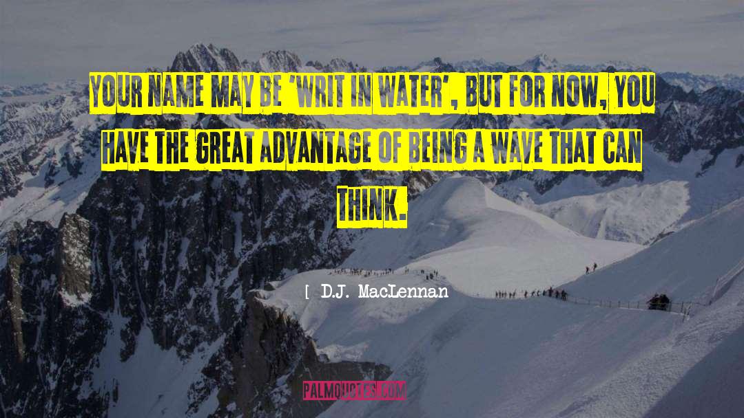 Desirability Advantage quotes by D.J. MacLennan