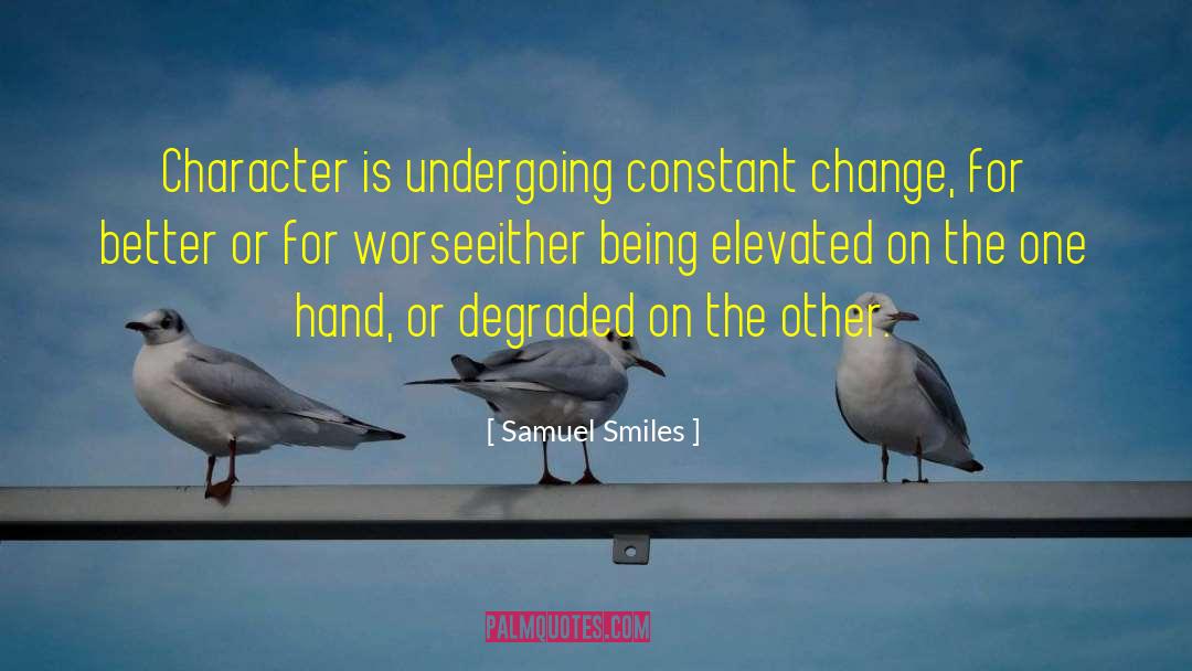 Desire For Change quotes by Samuel Smiles
