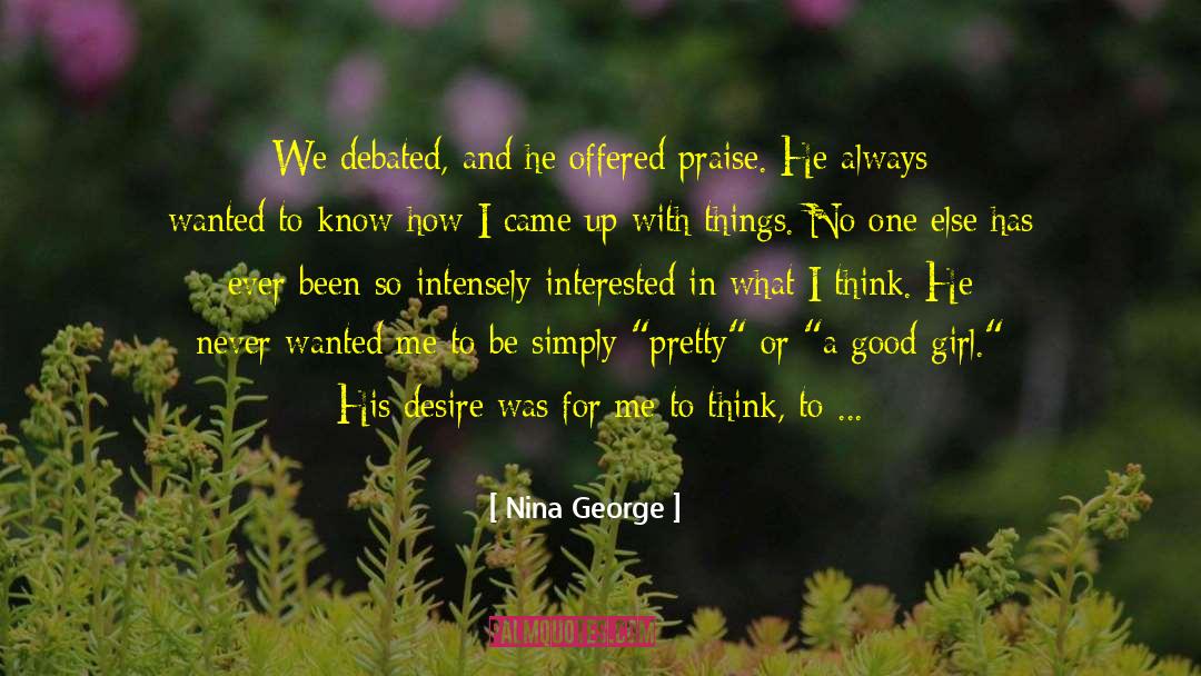 Desire For Recognition quotes by Nina George