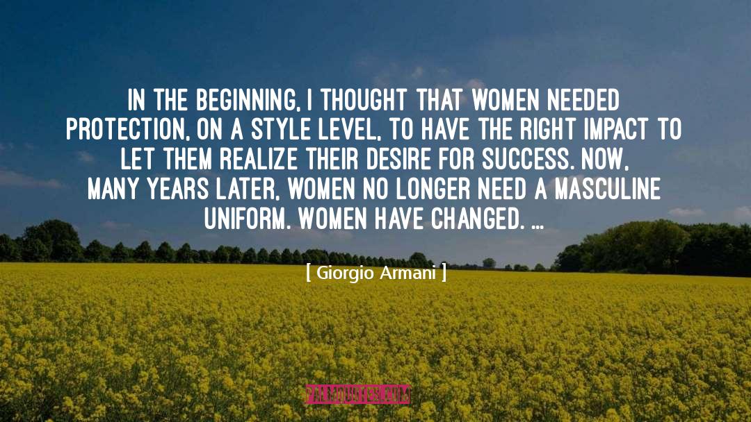 Desire For Success quotes by Giorgio Armani