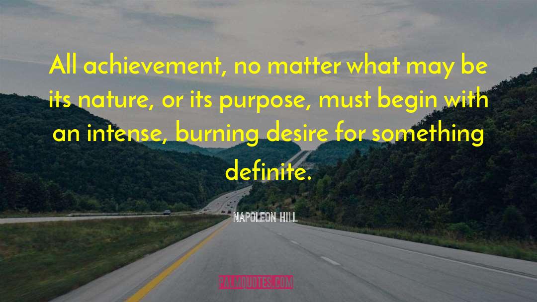 Desire For Success quotes by Napoleon Hill