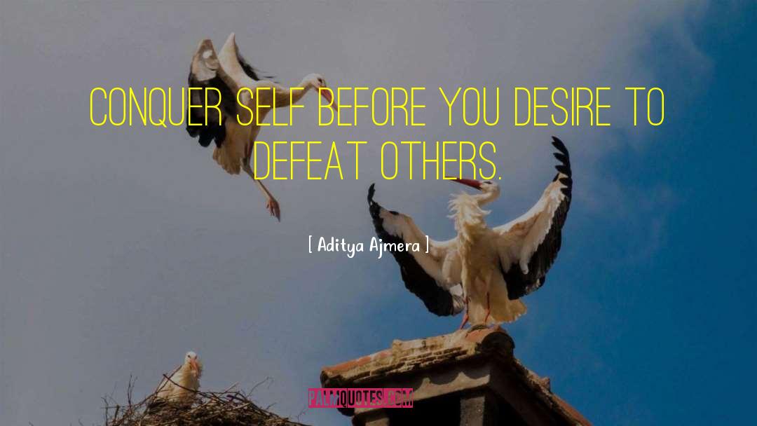 Desire Peace quotes by Aditya Ajmera