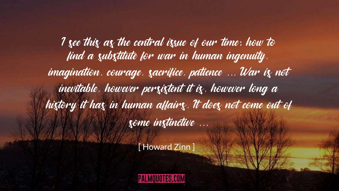Desire Peace quotes by Howard Zinn