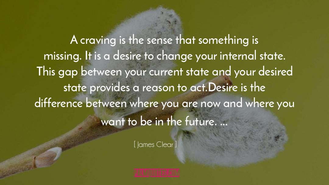 Desire To Change quotes by James Clear