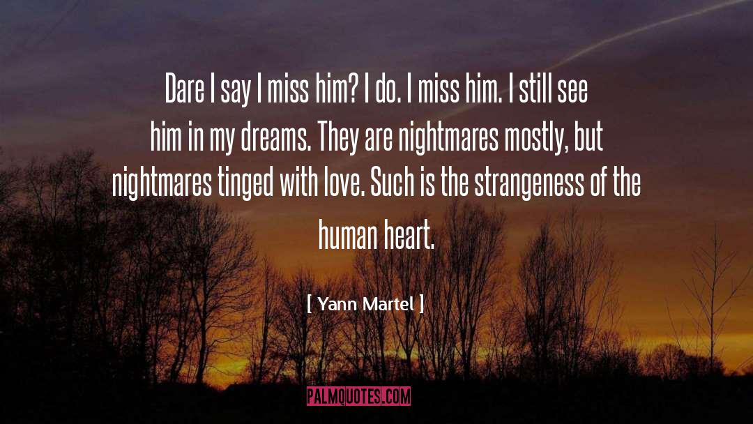 Desired Love quotes by Yann Martel