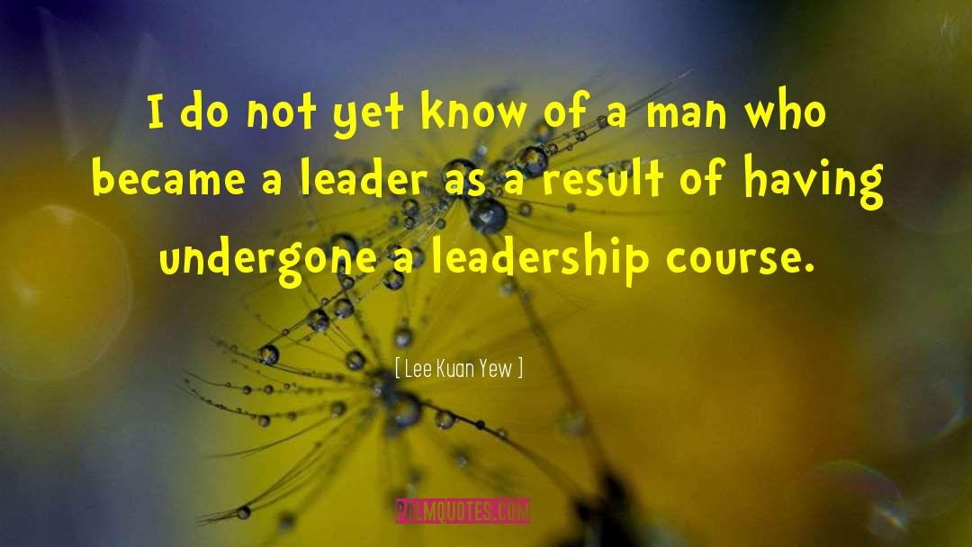 Desired Results quotes by Lee Kuan Yew