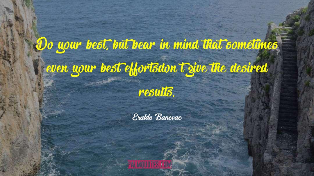 Desired Results quotes by Eraldo Banovac