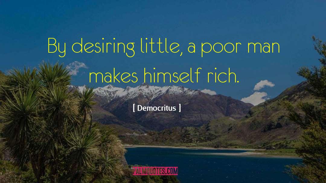 Desiring quotes by Democritus