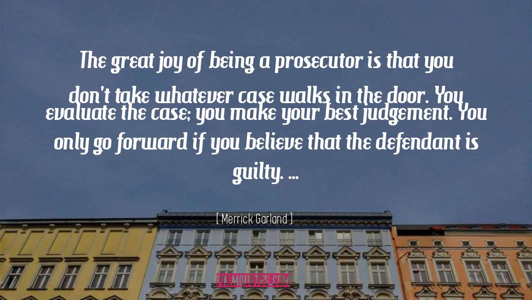 Deskovic Case quotes by Merrick Garland