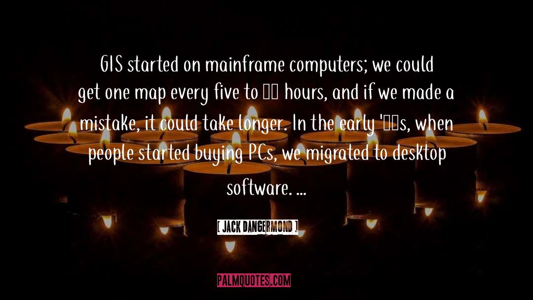 Desktop quotes by Jack Dangermond