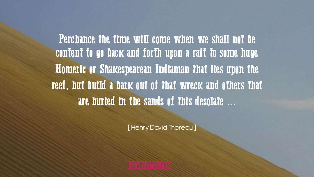 Desolate quotes by Henry David Thoreau