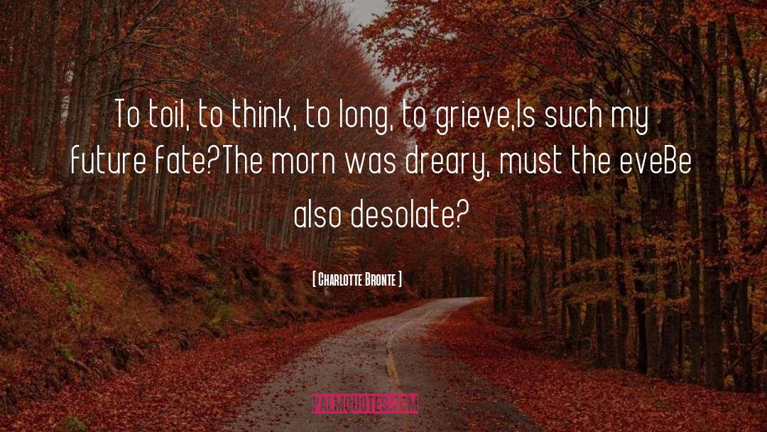 Desolate quotes by Charlotte Bronte