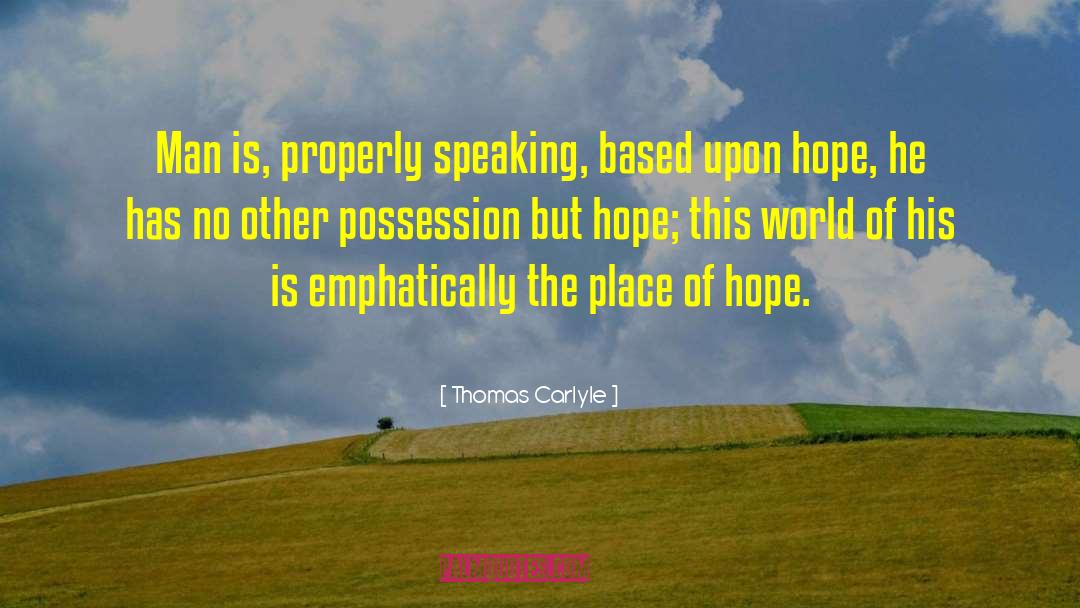 Despair Hope quotes by Thomas Carlyle