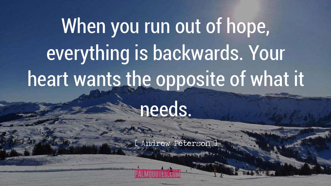 Despair Hope quotes by Andrew Peterson