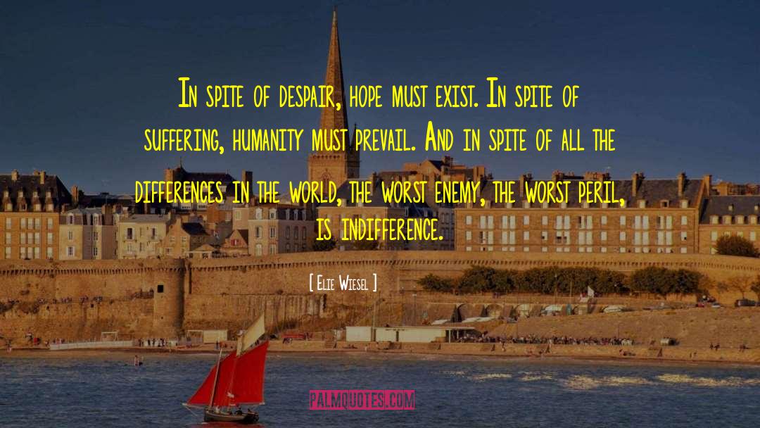 Despair Hope quotes by Elie Wiesel