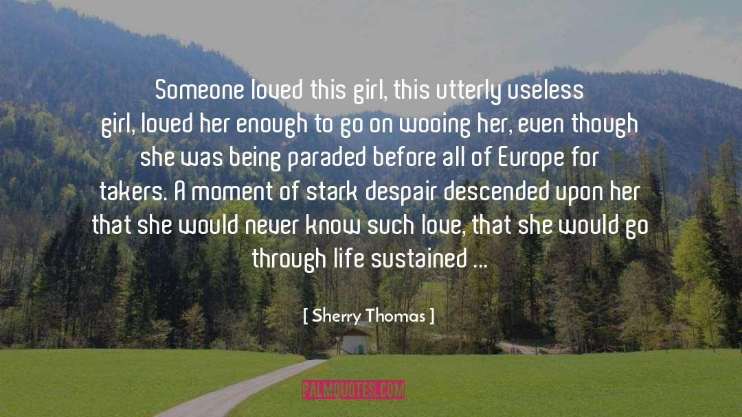 Despair quotes by Sherry Thomas