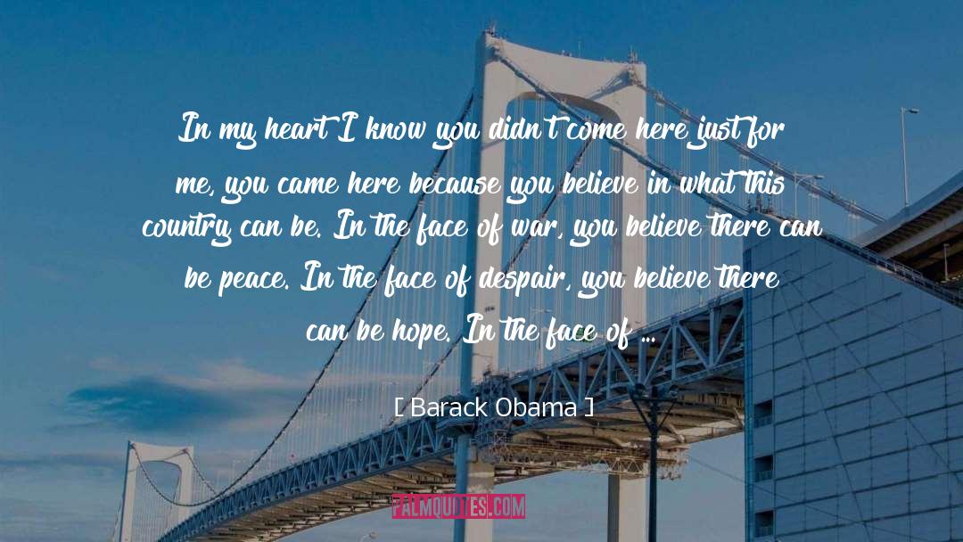 Despair quotes by Barack Obama
