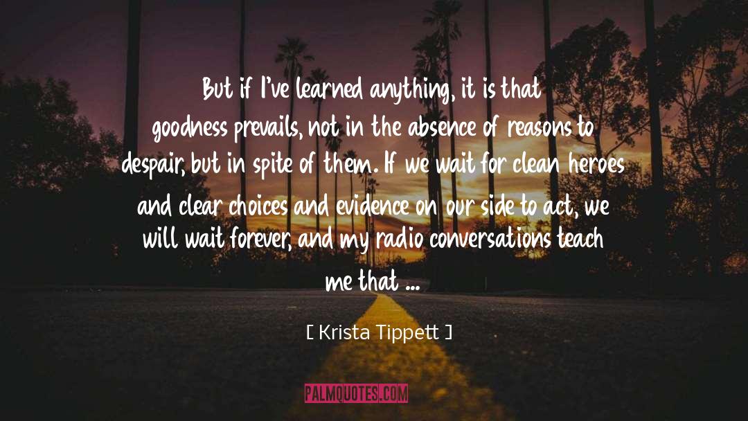 Despair quotes by Krista Tippett