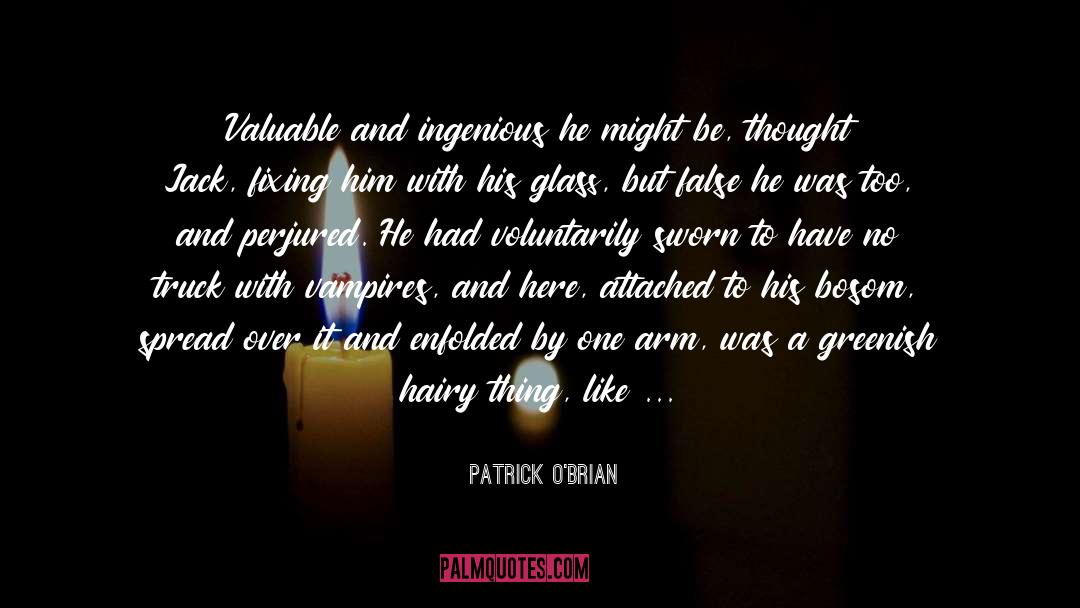 Despairing quotes by Patrick O'Brian