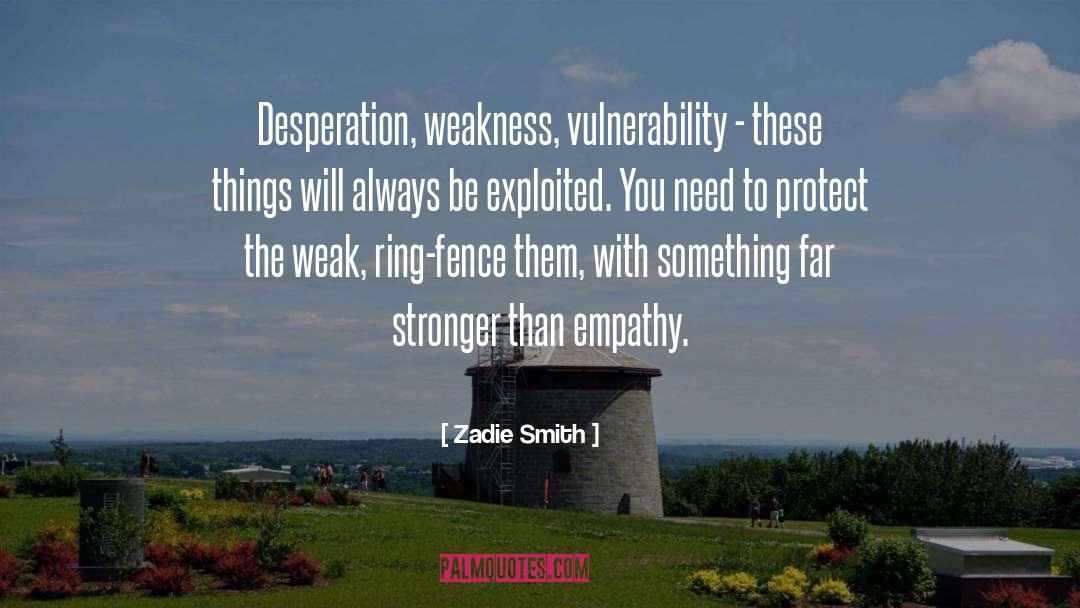 Desperation quotes by Zadie Smith